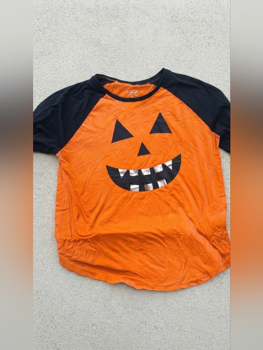 Woman's Orange Jack-O'-Lantern T-Shirt